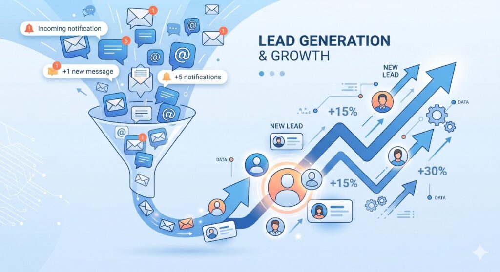 increase business leads through SEO strategies